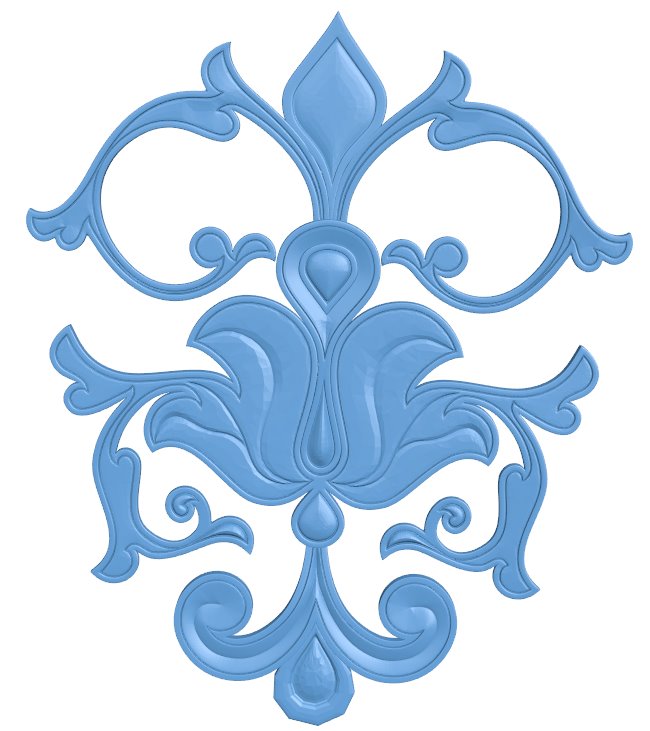 Pattern decor design T0009077 download free stl files 3d model for CNC wood carving