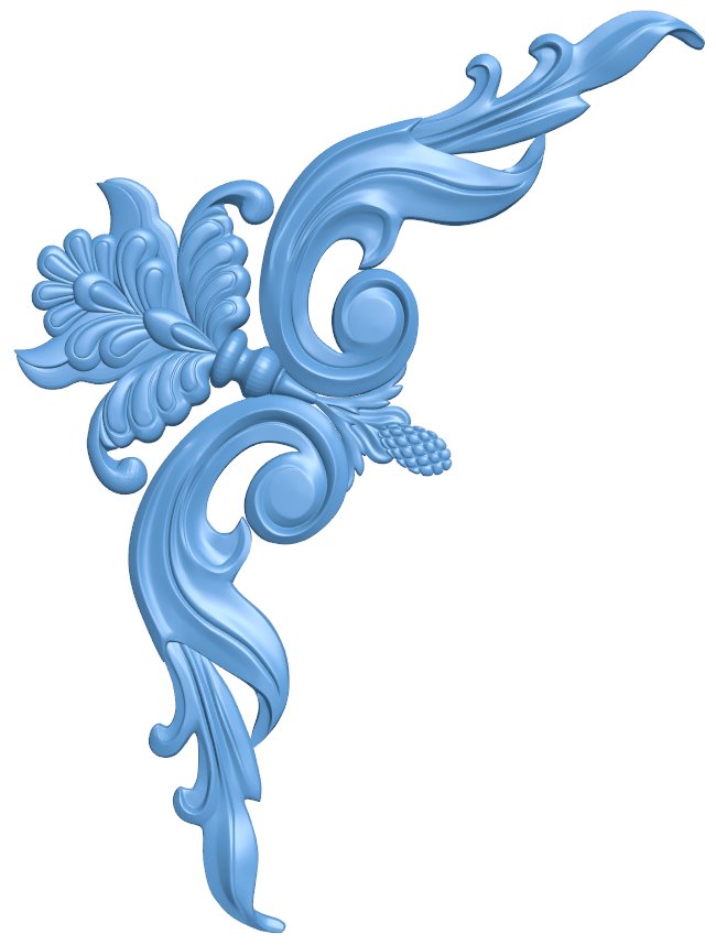 Pattern decor design T0009159 download free stl files 3d model for CNC wood carving