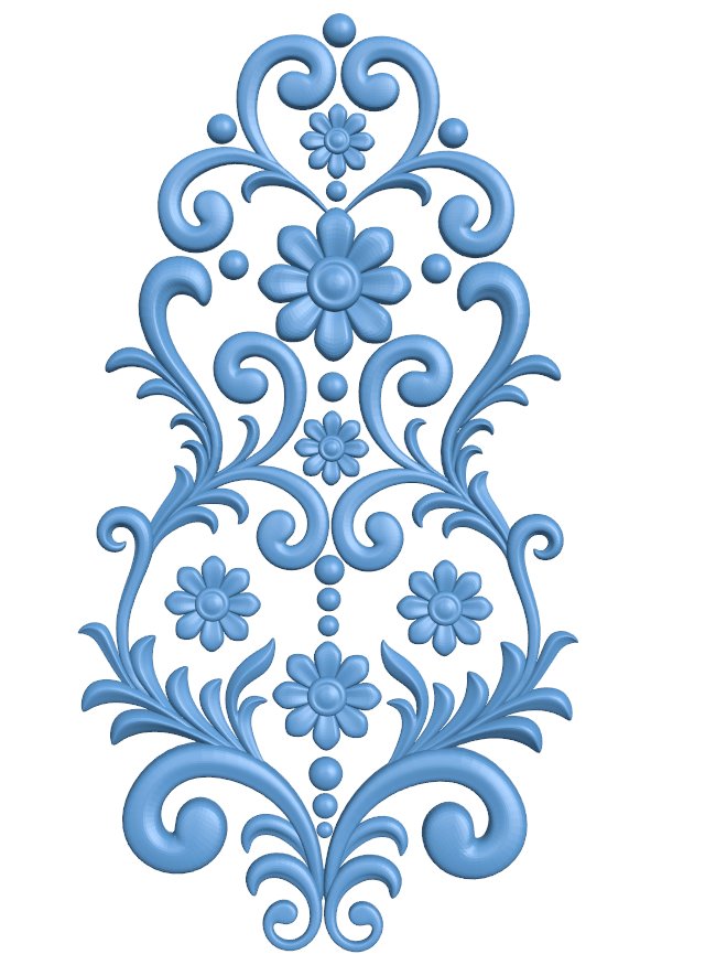 Pattern decor design T0009399 download free stl files 3d model for CNC wood carving