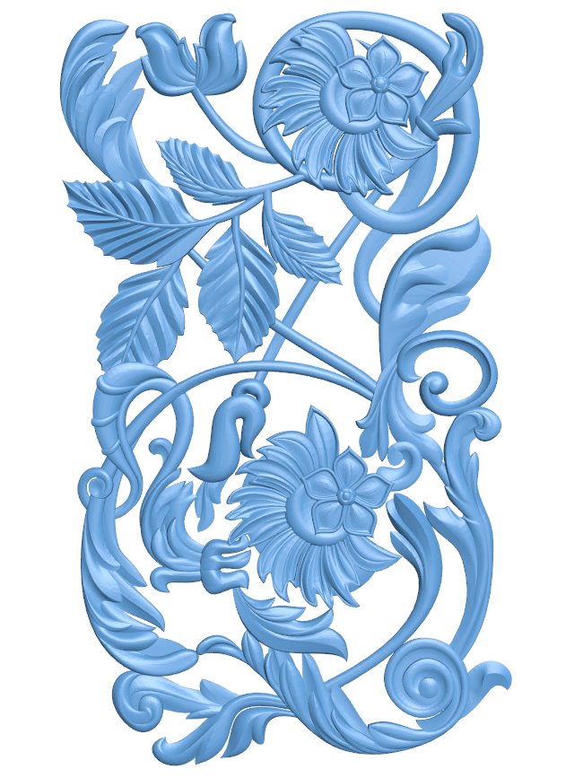 Pattern decor design T0009439 download free stl files 3d model for CNC wood carving