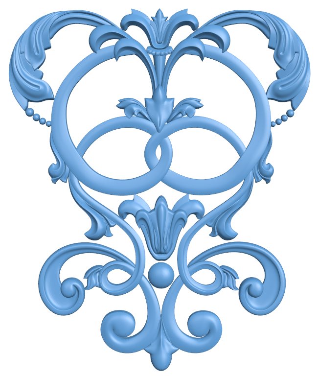 Pattern decor long design T0009372 download free stl files 3d model for CNC wood carving