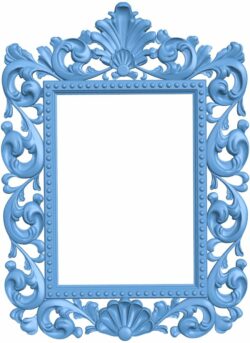 Picture frame or mirror T0009252 download free stl files 3d model for CNC wood carving