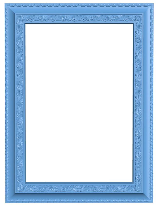 Picture frame or mirror T0009294 download free stl files 3d model for CNC wood carving