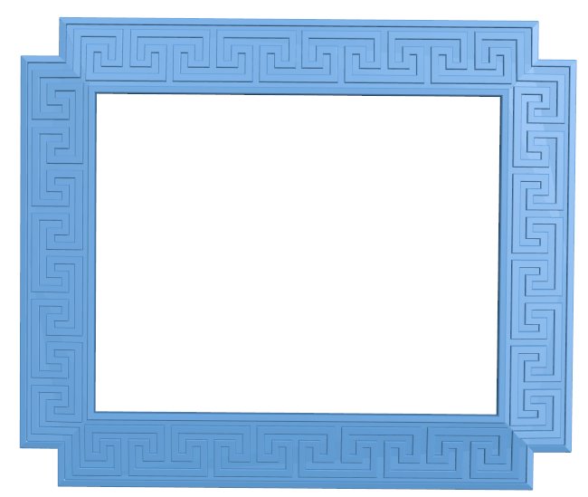 Picture frame or mirror T0009376 download free stl files 3d model for CNC wood carving