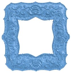 Picture frame or mirror T0009459 download free stl files 3d model for CNC wood carving