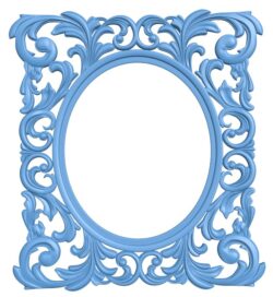 Picture frame or mirror T0009492 download free stl files 3d model for CNC wood carving