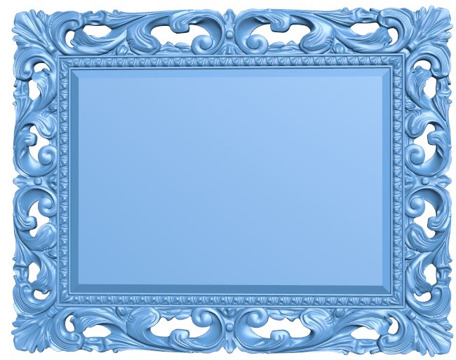Picture frame or mirror T0009493 download free stl files 3d model for CNC wood carving