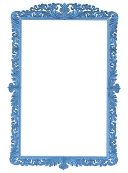 Picture frame or mirror T0009497 download free stl files 3d model for CNC wood carving