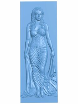 Picture of Indian woman T0009607 download free stl files 3d model for CNC wood carving