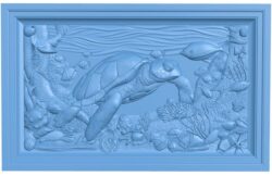 Sea turtle T0009612 download free stl files 3d model for CNC wood carving