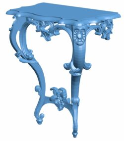 Table T0009336 download free stl files 3d model for CNC wood carving