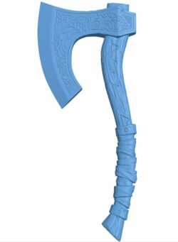 Viking axe T0009577 download free stl files 3d model for CNC wood carving