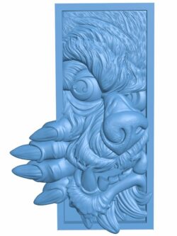 Wolf T0009540 download free stl files 3d model for CNC wood carving