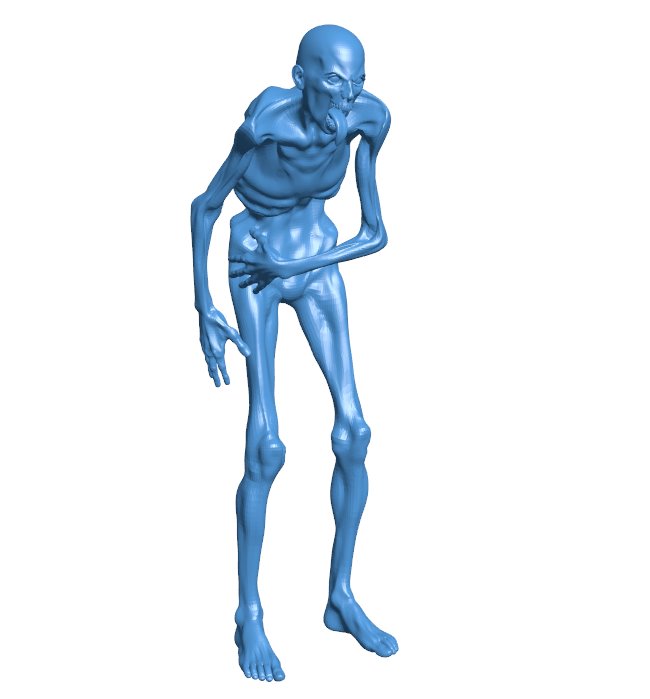 Zombie B011051 3d model file for 3d printer