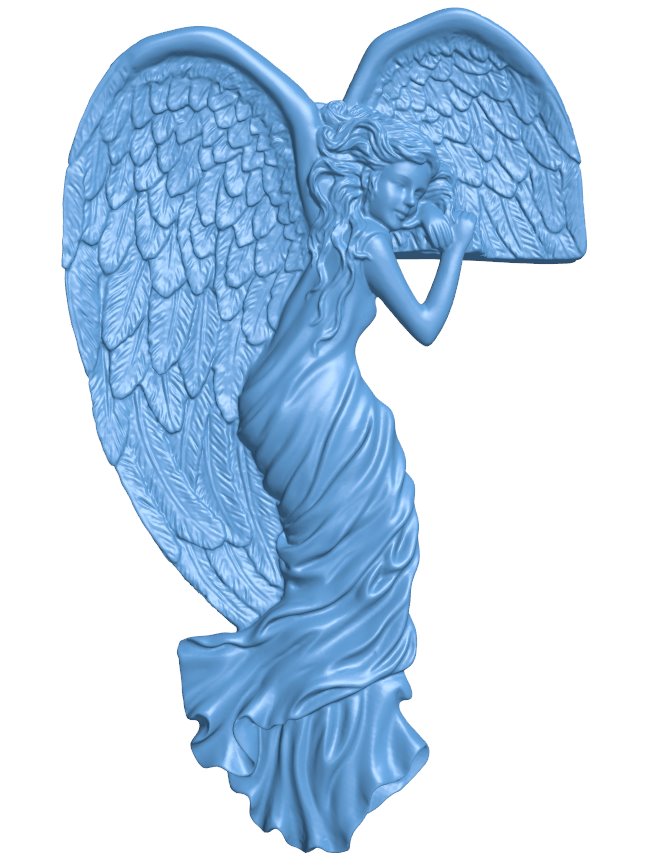 Angel pattern T0009821 download free stl files 3d model for CNC wood carving