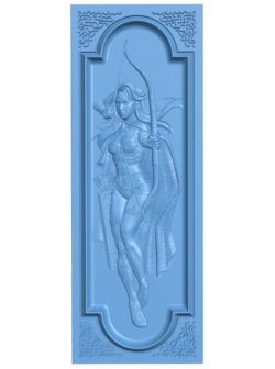 Archer T0009661 download free stl files 3d model for CNC wood carving