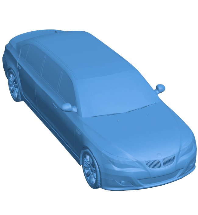 BMW M Limousine - car B0011226 3d model file for 3d printer