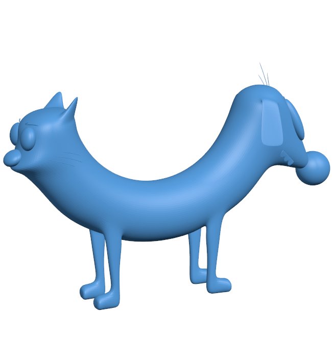 Cat - Dog B011085 3d model file for 3d printer