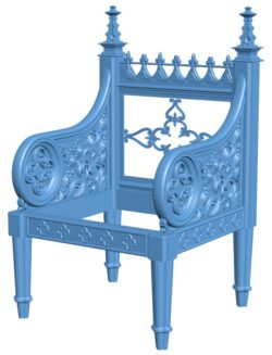 Chair T0009785 download free stl files 3d model for CNC wood carving