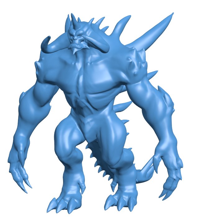 Diablo in the game B0011200 3d model file for 3d printer