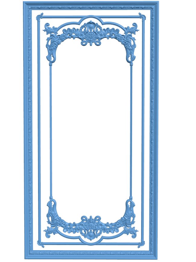 Door frame pattern T0009703 download free stl files 3d model for CNC wood carving