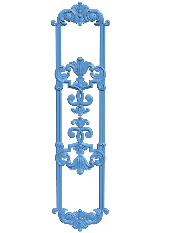 Door frame pattern T0009704 download free stl files 3d model for CNC wood carving