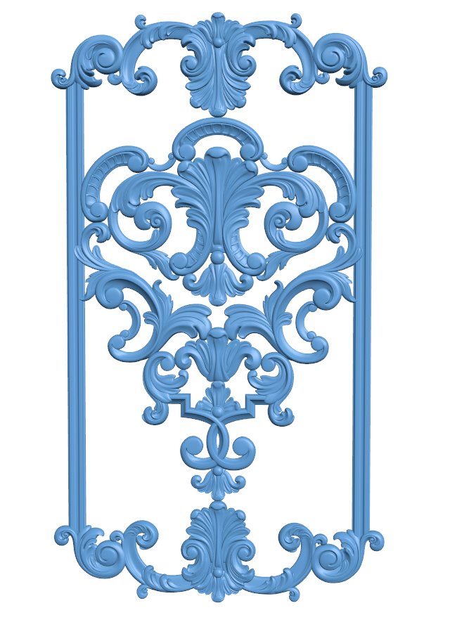 Door frame pattern T0009705 download free stl files 3d model for CNC wood carving