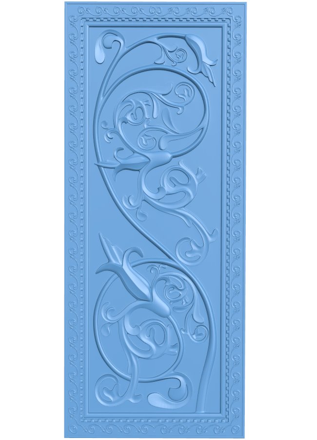 Door frame pattern T0009786 download free stl files 3d model for CNC wood carving