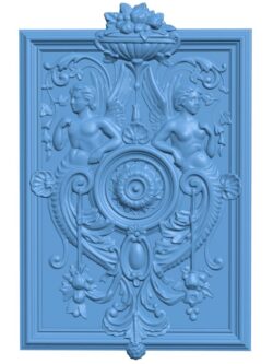 Door frame pattern T0009787 download free stl files 3d model for CNC wood carving