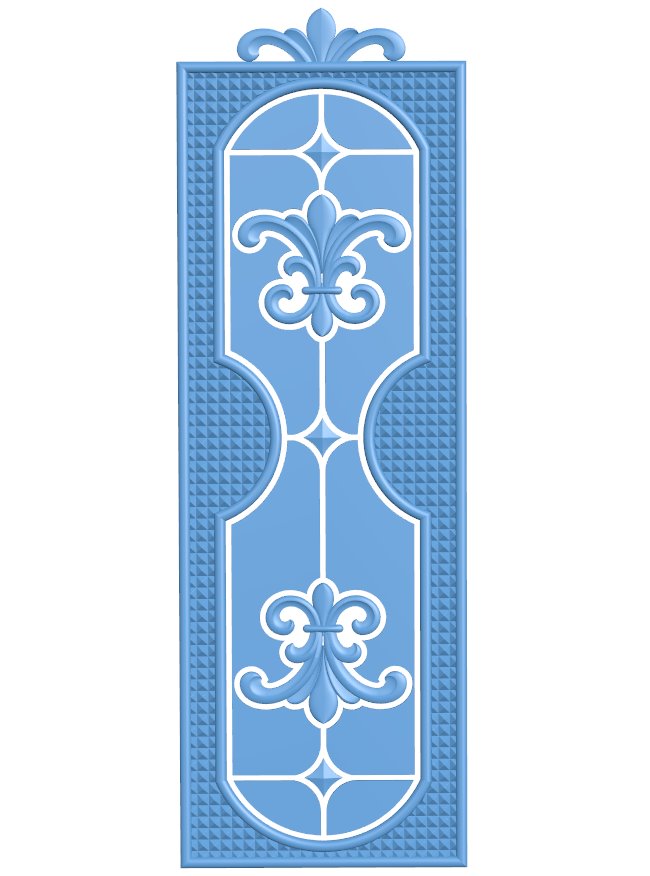 Door frame pattern T0009907 download free stl files 3d model for CNC wood carving