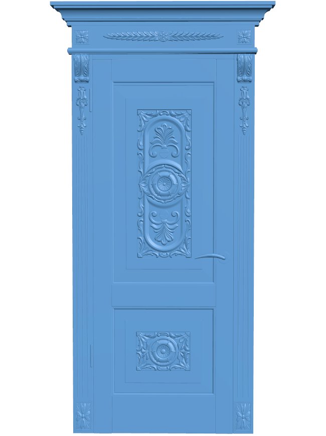 Door pattern T0009669 download free stl files 3d model for CNC wood carving