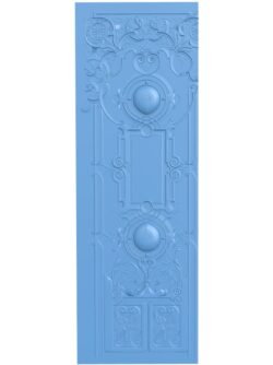 Door pattern T0009670 download free stl files 3d model for CNC wood carving