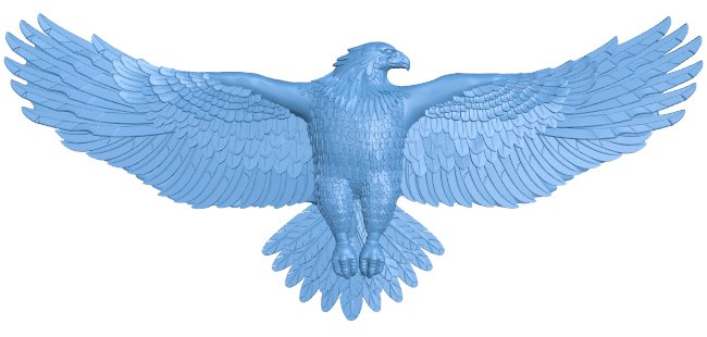 Eagle T0009629 download free stl files 3d model for CNC wood carving