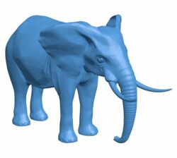 Figurine elephant B011137 3d model file for 3d printer
