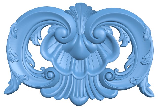 Flower pattern T0009946 download free stl files 3d model for CNC wood carving