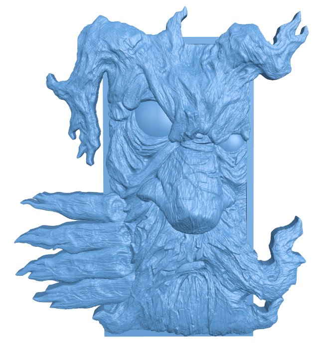 Goblin T0009672 download free stl files 3d model for CNC wood carving