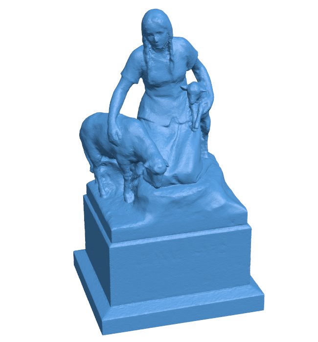 Joan of Arc B011151 3d model file for 3d printer