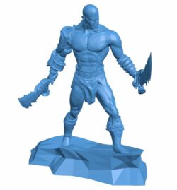 Kratos – God of War B011142 3d model file for 3d printer