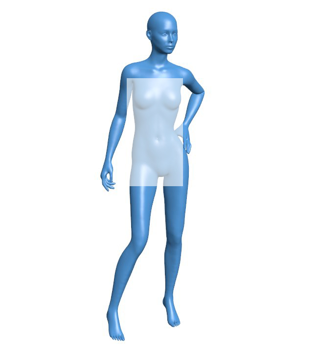 Mannequins display clothes B0011172 3d model file for 3d printer