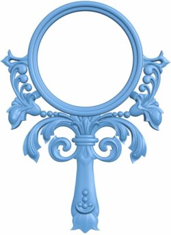 Mirror frame pattern T0009634 download free stl files 3d model for CNC wood carving