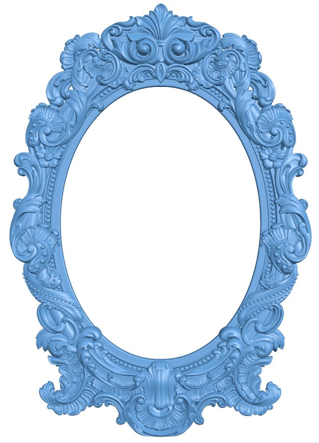 Mirror frame pattern T0010042 download free stl files 3d model for CNC wood carving