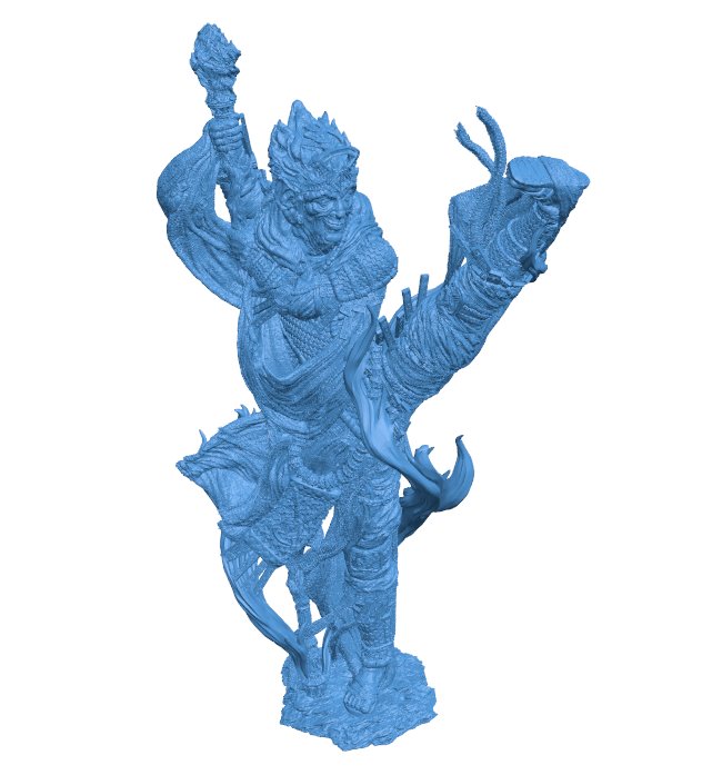 Monkey King B011092 3d model file for 3d printer