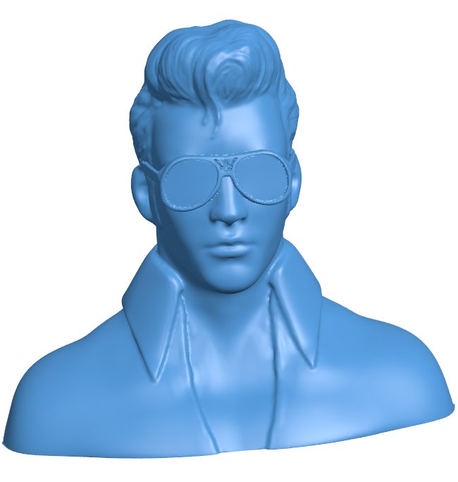 Mr Elvis B0011165 3d model file for 3d printer