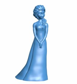 Princess Elsa B011086 3d model file for 3d printer