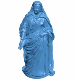 Queen Victoria sculpture at Imperial College, London B011119 3d model file for 3d printer