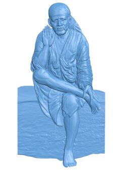 Shird Sai Baba T0009897 download free stl files 3d model for CNC wood carving