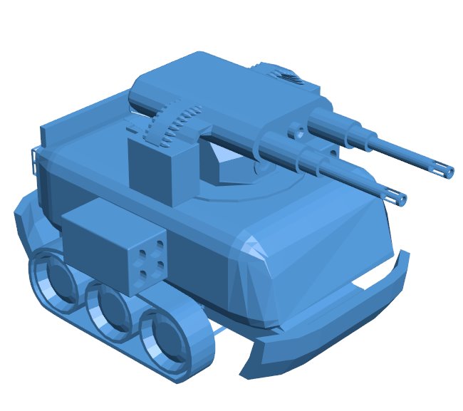 Tank Robot B011087 3d model file for 3d printer