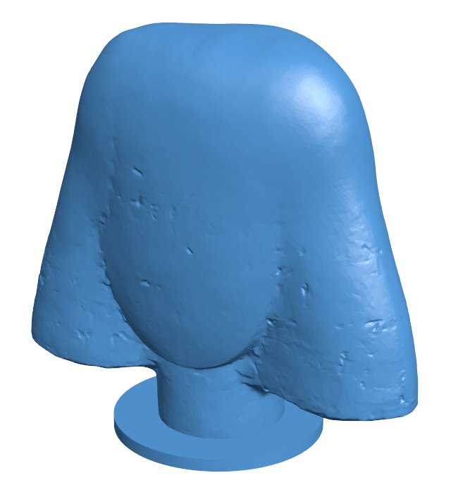 The head of regina B0011190 3d model file for 3d printer