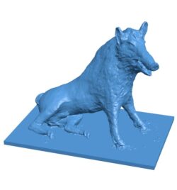 The wild boar B0011191 3d model file for 3d printer