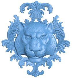 Tiger pattern T0009940 download free stl files 3d model for CNC wood carving